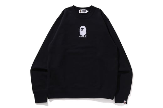 A BATHING APE BY BATHING APE EMBROIDERY CREWNECK