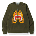 A BATHING APE TIGER CREWNECK
