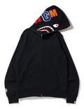 A BATHING APE SHARK FULL ZIP HOODIE
