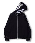 A BATHING APE DIGITAL SHARK FULL ZIP HOODIE