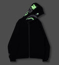 A BATHING APE DIGITAL SHARK FULL ZIP HOODIE
