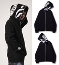 A BATHING APE DIGITAL SHARK FULL ZIP HOODIE