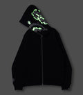A BATHING APE DIGITAL SHARK FULL ZIP HOODIE