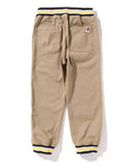 A BATHING APE BAPE KIDS BABY MILO PATCH JOGGER PANTS