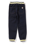 A BATHING APE BAPE KIDS BABY MILO PATCH JOGGER PANTS
