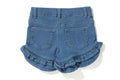 A BATHING APE BAPE KIDS STRAWBERRY MILO FRILL SHORTS