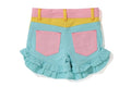 A BATHING APE BAPE KIDS STRAWBERRY MILO FRILL SHORTS