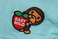 A BATHING APE BAPE KIDS STRAWBERRY MILO FRILL SHORTS