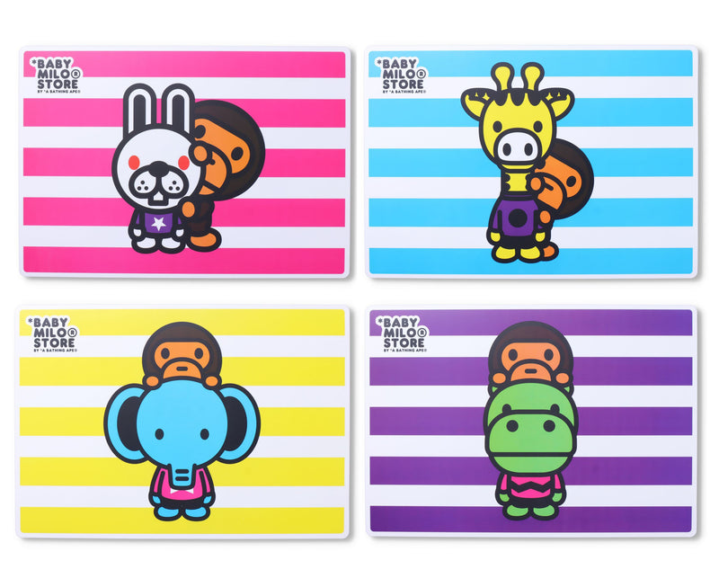 A BATHING APE BABY MILO STORE BABY MILO PLACE MAT ( 4 pieces set )