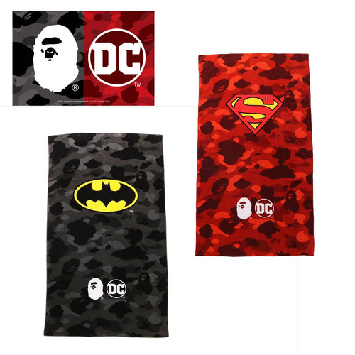 A BATHING APE BAPE X DC BEACH TOWEL