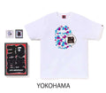A BATHING APE BAPE STORE JAPAN LIMITED BAPE 30TH ANNIV. APE HEAD TEE SET w/ Pins & Magnet