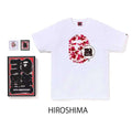 A BATHING APE BAPE STORE JAPAN LIMITED BAPE 30TH ANNIV. APE HEAD TEE SET w/ Pins & Magnet
