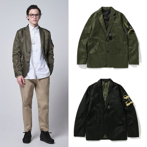 A BATHING APE Mr.BATHING APE MILITARY TAILORED JACKET