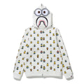 A BATHING APE Ladies' BAPE x MINIONS SHARK FULL ZIP HOODIE