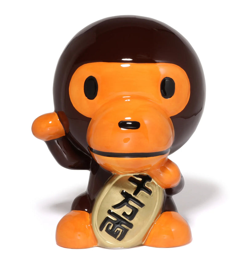 A BATHING APE BABY MILO MANEKISARU LICKEY MILO Brown