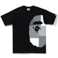 A BATHING APE COLOR BLOCK SIDE BIG APE HEAD TEE