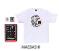 A BATHING APE BAPE STORE JAPAN LIMITED BAPE 30TH ANNIV. APE HEAD TEE SET w/ Pins & Magnet