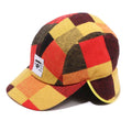 A BATHING APE BLOCK CHECK EARMUFFS CAP