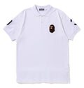 A BATHING APE LARGE APE HEAD POLO