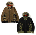 A BATHING APE 1ST CAMO MILITARY RELAXED ZIP HOODIE