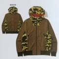 A BATHING APE 1ST CAMO MILITARY RELAXED ZIP HOODIE