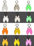 A BATHING APE SHARK REFLECTIVE KEYCHAIN