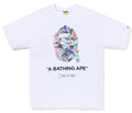 A BATHING APE BAPE X LDG LOUIS DE GUZMAN APE HEAD TEE
