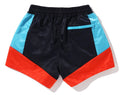 A BATHING APE Ladies' COLOR BLOCK SHORTS