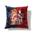 A BATHING APE COLOR CAMO TIGER SHARK HALF SQUARE CUSHION