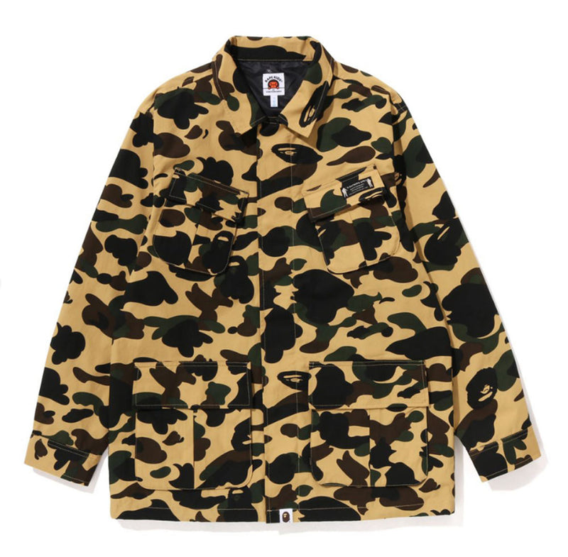 A BATHING APE BAPE KIDS 1ST CAMO SHIRT JACKET ( JUNIOR )