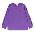 A BATHING APE BAPE KIDS BABY MILO ONE POINT FRUIT L/S TEE