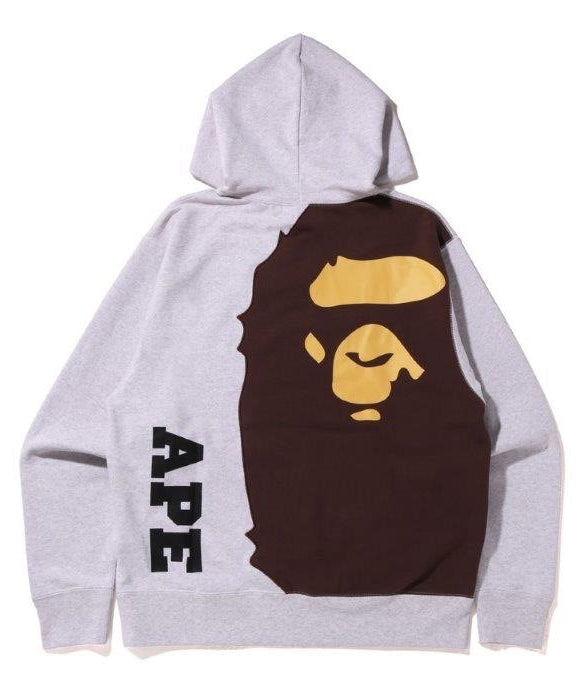 A BATHING APE GIANT APE HEAD RELAXED PULLOVER HOODIE