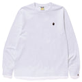A BATHING APE APE HEAD ONE POINT L/S TEE