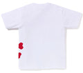 A BATHING APE BIG APE CROSSBONE PIGMENT PRINT TEE