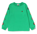 A BATHING APE BAPE KIDS BABY MILO ONE POINT FRUIT L/S TEE