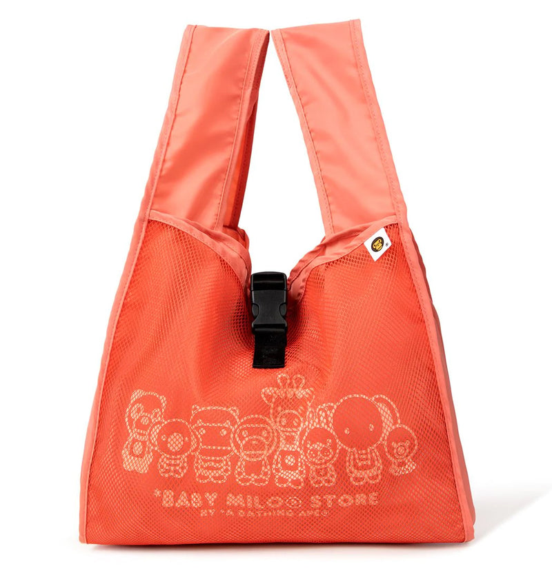 A BATHING APE BABY MILO STORE BABY MILO PACKABLE TOTE BAG