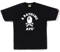 A BATHING APE APE CROSSBONE COLLEGE TEE