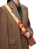 LOEWE x Studio Ghibri Howl's Moving Castle Calcifer strap in Anagram jacquard and calfskin