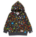 A BATHING APE BAPE KIDS BABY MILO MIXED FRUIT ZIP HOODIE