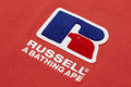 A BATHING APE × RUSSELL ATHLETIC BAPE x RUSSELL COLLEGE TEE