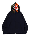 A BATHING APE CRAZY FACE FULL ZIP HOODIE