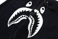 A BATHING APE SHARK DENIM SHORTS