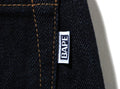 A BATHING APE SHARK DENIM SHORTS