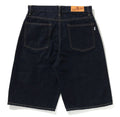 A BATHING APE SHARK DENIM SHORTS