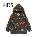 A BATHING APE BAPE KIDS BABY MILO MIXED FRUIT ZIP HOODIE