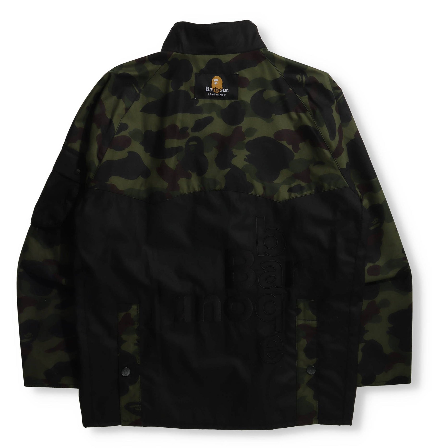 A BATHING APE BARBOUR x BAPE 1ST CAMO INTERNATIONAL RAIN JACKET