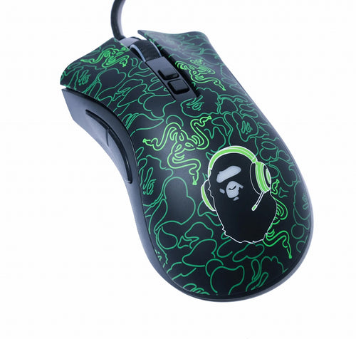 A BATHING APE x RAZER NEON CAMO MOUSE