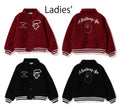 A BATHING APE Ladies' A BATHING APE MELTON VARSITY JACKET