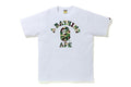 A BATHING APE ABC CAMO COLLEGE TEE