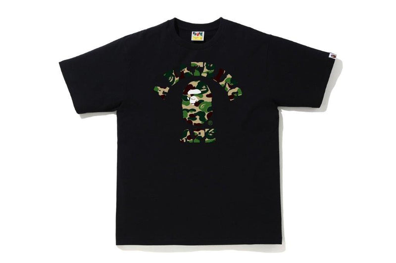 A BATHING APE ABC CAMO COLLEGE TEE